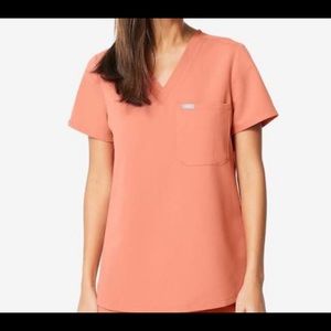 Figs limited edition Coral Casma 1pocket scrub top